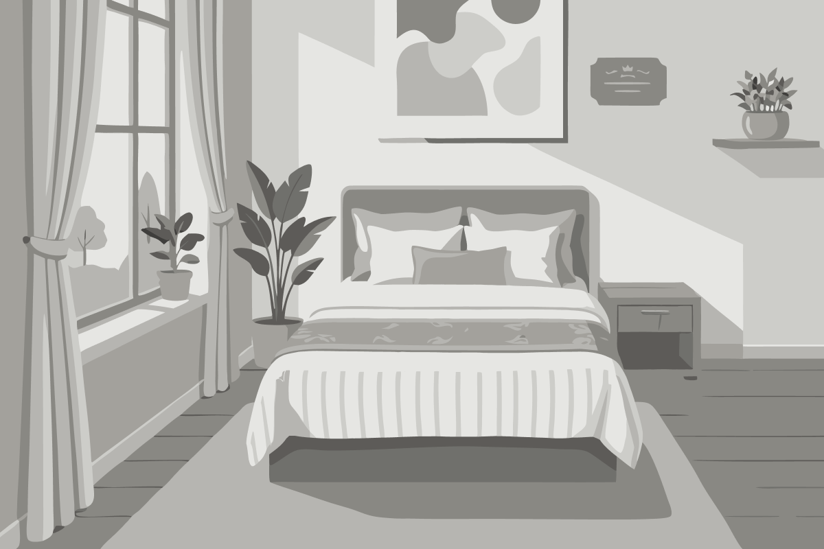 Double Room with Two Double Beds and Sofa Bed